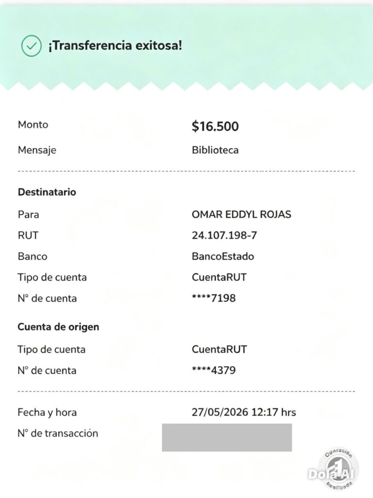Pagos verificados por clientes reales